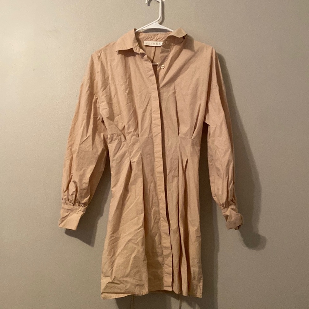 Corset long sleeve, mini dress
